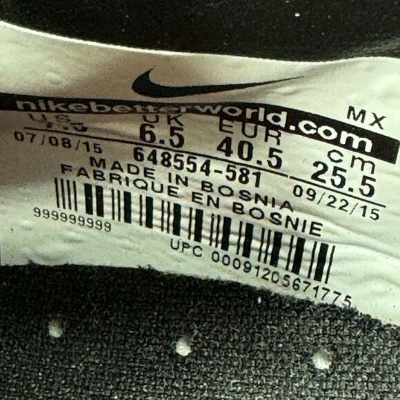 Mens 7.5 / Womens 9 - Nike Mercurial Vapor 10 SG Soccer Cleats Metallic Purple - Picture 9 of 9